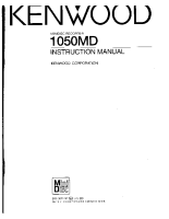Kenwood 1050-MD-Owners-Manual